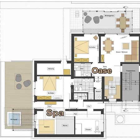 Wellness House Oase Mit Whirlpool